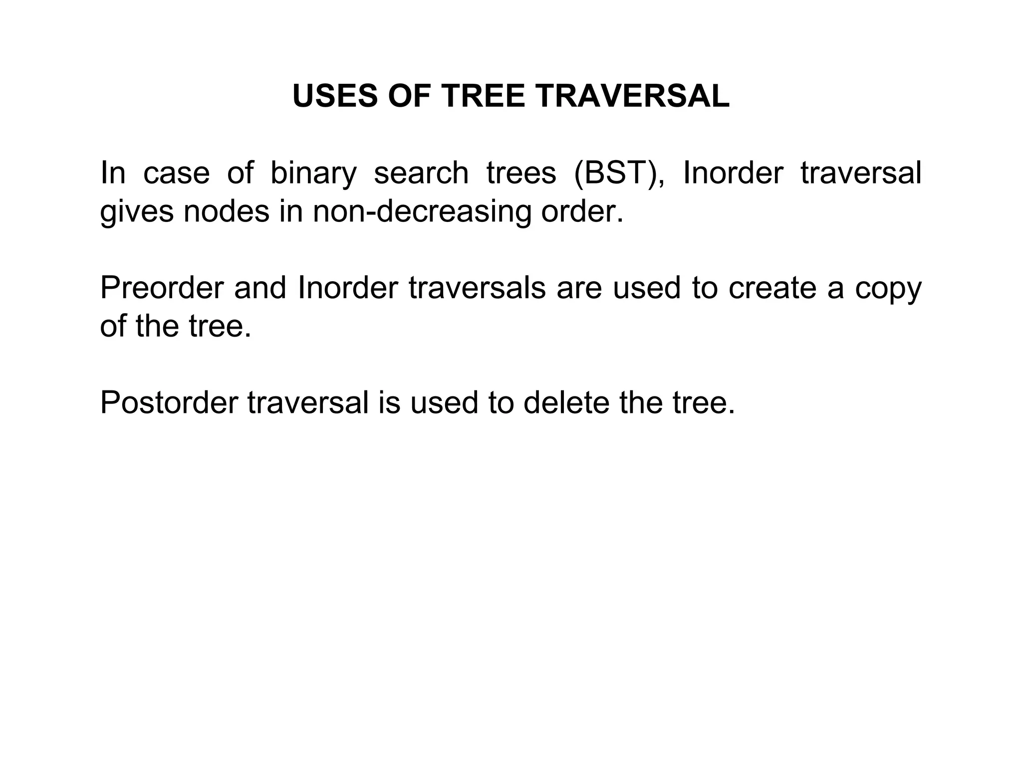 Tree Traversal Algorithm in Data Structure | PPT