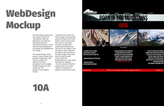 Continuity Indesign Examples Portfolio of Design Work | PDF
