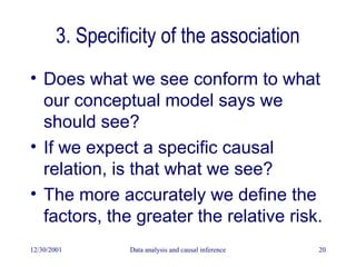 13b Data analysis and causal inference – 2 | PPT