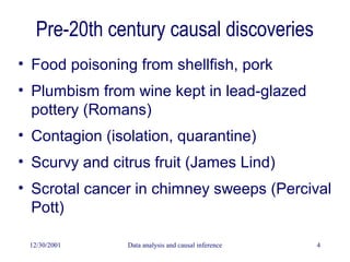 13b Data analysis and causal inference – 2 | PPT
