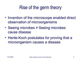 13b Data analysis and causal inference – 2 | PPT