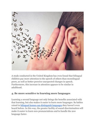 13 benefits of learning a second language | PDF