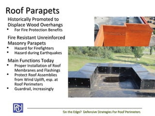 On the Edge? Defensive Strategies for Roof Perimeters | PPS
