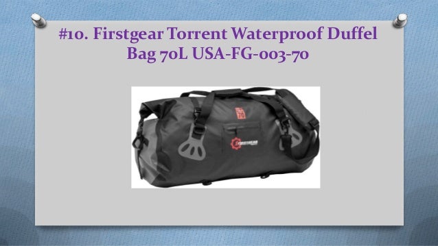 FirstGear Luggage Torrent Waterproof 70L Duffel Bag