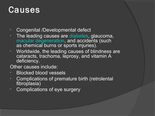 13 blindness | PPT