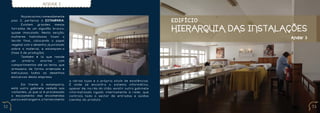 ANDAR 2


     	       No piso acima, nomeadamente
     piso 2, pertence à ESTAMPARIA.                                                                                         EDIFÍCIO
     	       Existem    grandes    mesas
     forradas de um algodão branco,
     quase imaculado. Nesta secção,
                                                                                                                            HIERARQUIA DAS INSTALAÇÕES
     mulheres habilidosas fixam o                                                                                                                 Andar 3
     tecido final, colocando o papel
     vegetal com o desenho já picotado
     sobre o material, e estampam-o
     (fas e 3 de produção).
     	       Também é lá que reside
     um       armário     enorme    com
     compartimentos até ao tecto, que
     armazena de forma ordenada e
     meticulosa todos os desenhos
     exclusivos desta empresa.
                                           a v á r i a s l oj a s e o p r ó p r i o s to c k d e ex i s tê n c i a s .
     	      Em frente à estamparia,        É o n d e s e e n c o nt r a o s i s te m a i n f o r m át i c o ,
     está outro gabinete vedado aos        a p e s a r d e , n a r é s d o c h ã o , ex i s t i r o u t r o g a b i n ete
     visitantes, já que aí é processado    i n f o r m at i za d o l i g a d o i nte r n a m e nte à r e d e , q u e
     o escoamento das encomendas           c o nt r o l a to d o o s e c to r d e e nt r a d a s e s a í d a s
     para o estrangeiro, o fornecimento    ( v e n d a ) d o p r o d u to .

52                                                                                                                                                          53
 