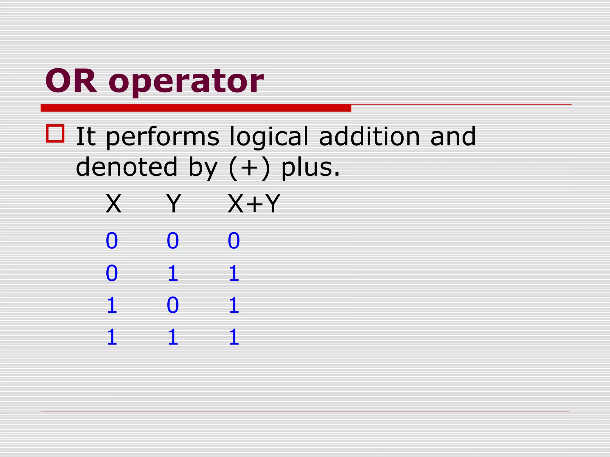13 Boolean Algebra | PPT | Programming Languages | Computing