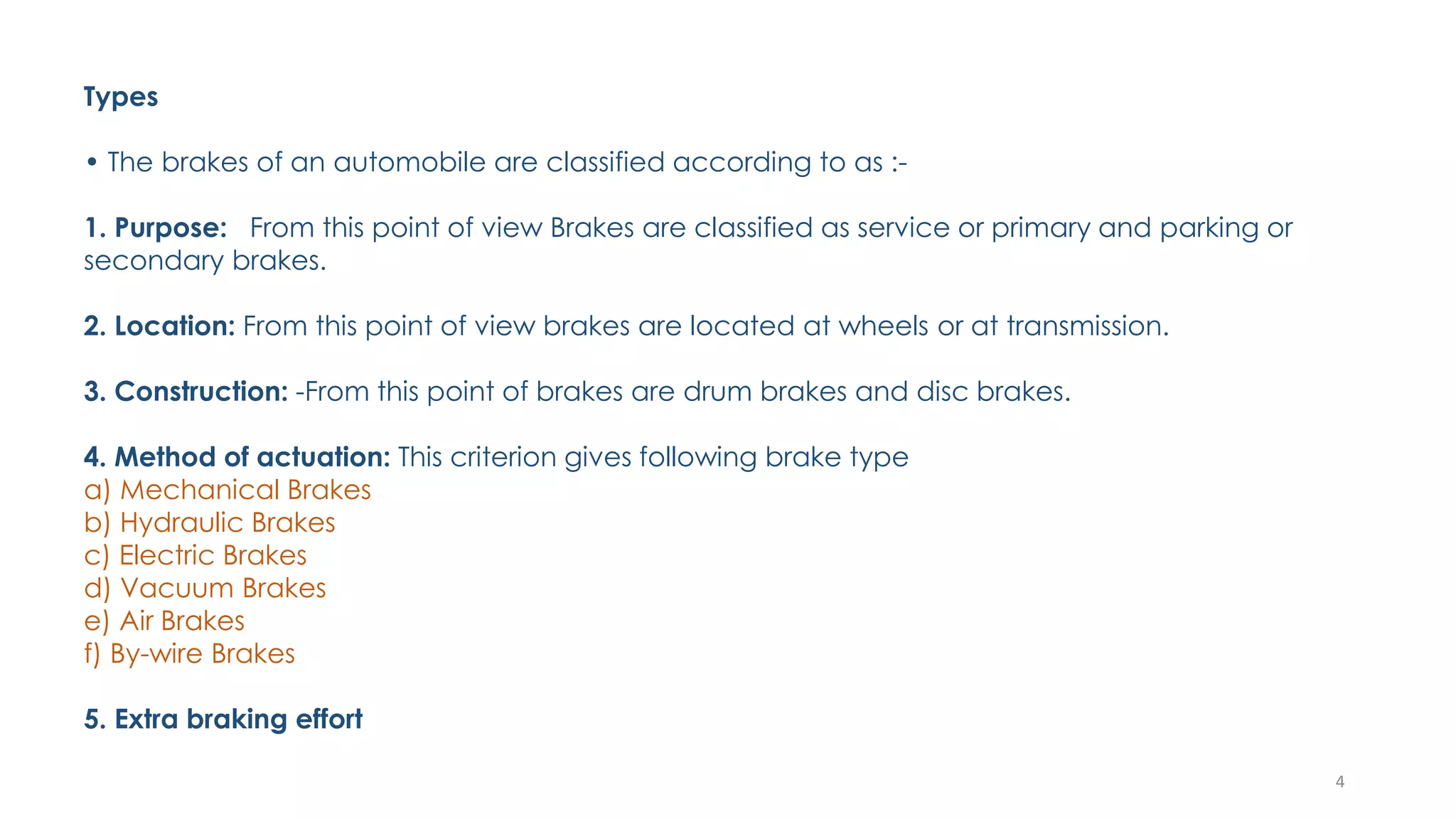 Braking system in automobile | PDF