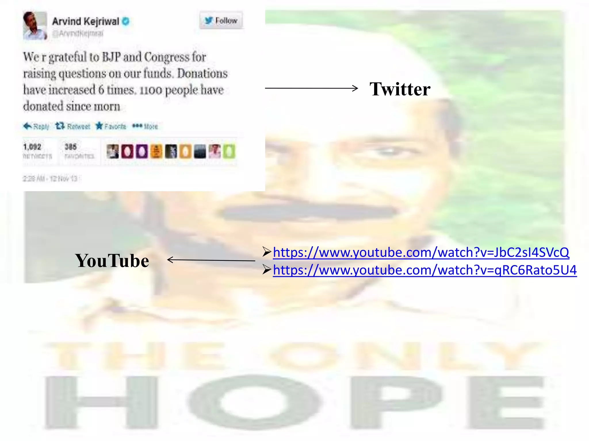 Twitter
https://www.youtube.com/watch?v=JbC2sI4SVcQ
https://www.youtube.com/watch?v=qRC6Rato5U4
YouTube
 