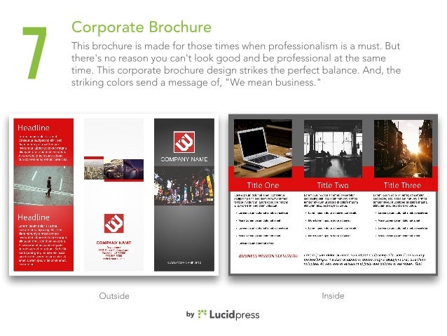 13 best brochure templates for business
