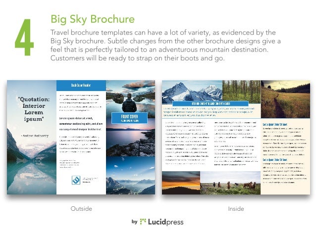 best brochure templates