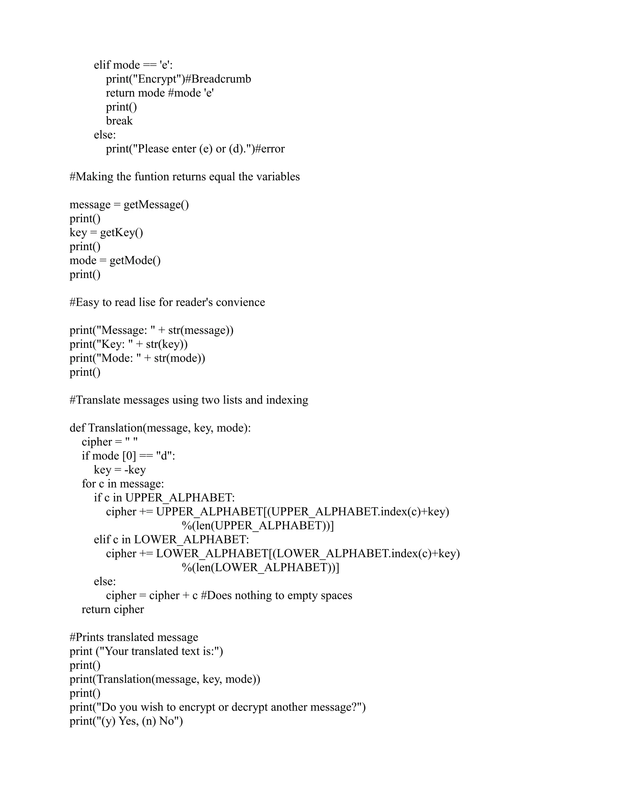 Example of Python Code | PDF