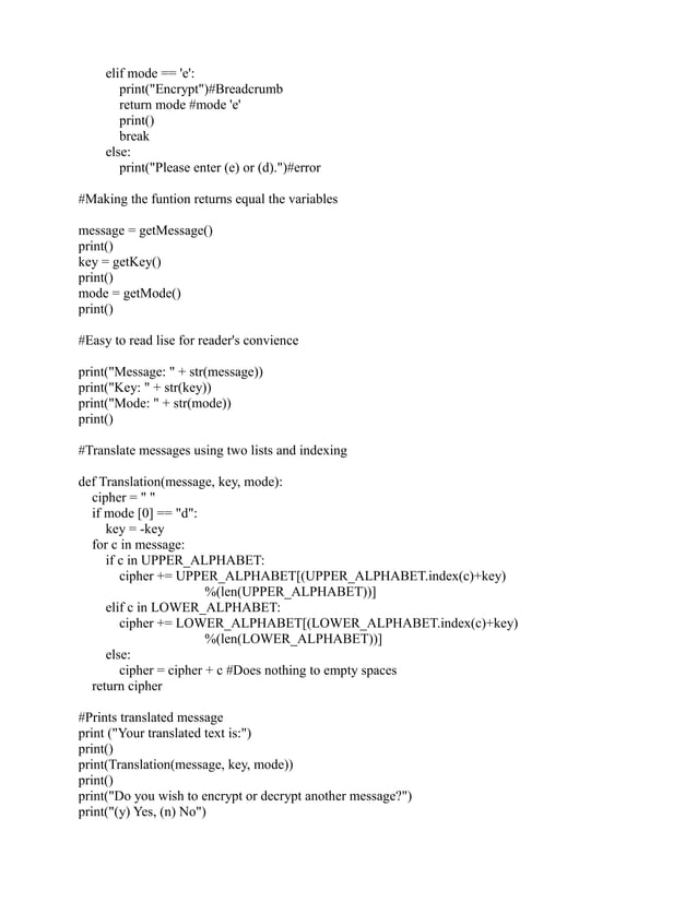 Example of Python Code | PDF