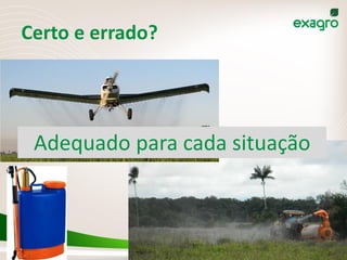 Certo e errado?
Adequado para cada situação
 