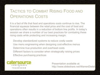 13 catersource rising-food-costs