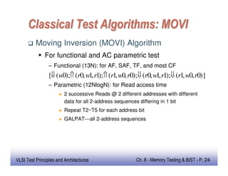 Memory testing and built in self test and repair | PDF