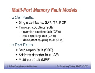 Memory testing and built in self test and repair | PDF