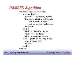 Memory testing and built in self test and repair | PDF