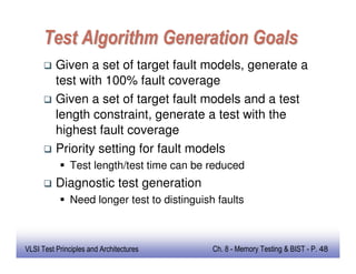 Memory testing and built in self test and repair | PDF