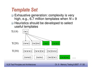 Memory testing and built in self test and repair | PDF