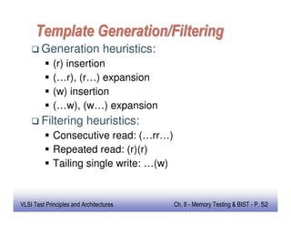 Memory testing and built in self test and repair | PDF