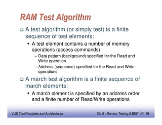 Built in self test with repair for memories | PDF