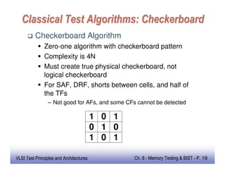 Built in self test with repair for memories | PDF