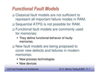 Built in self test with repair for memories | PDF