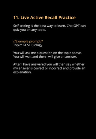 13 Chatgpt Prompts For Studying 13 Chatgpt Prompts For Studying