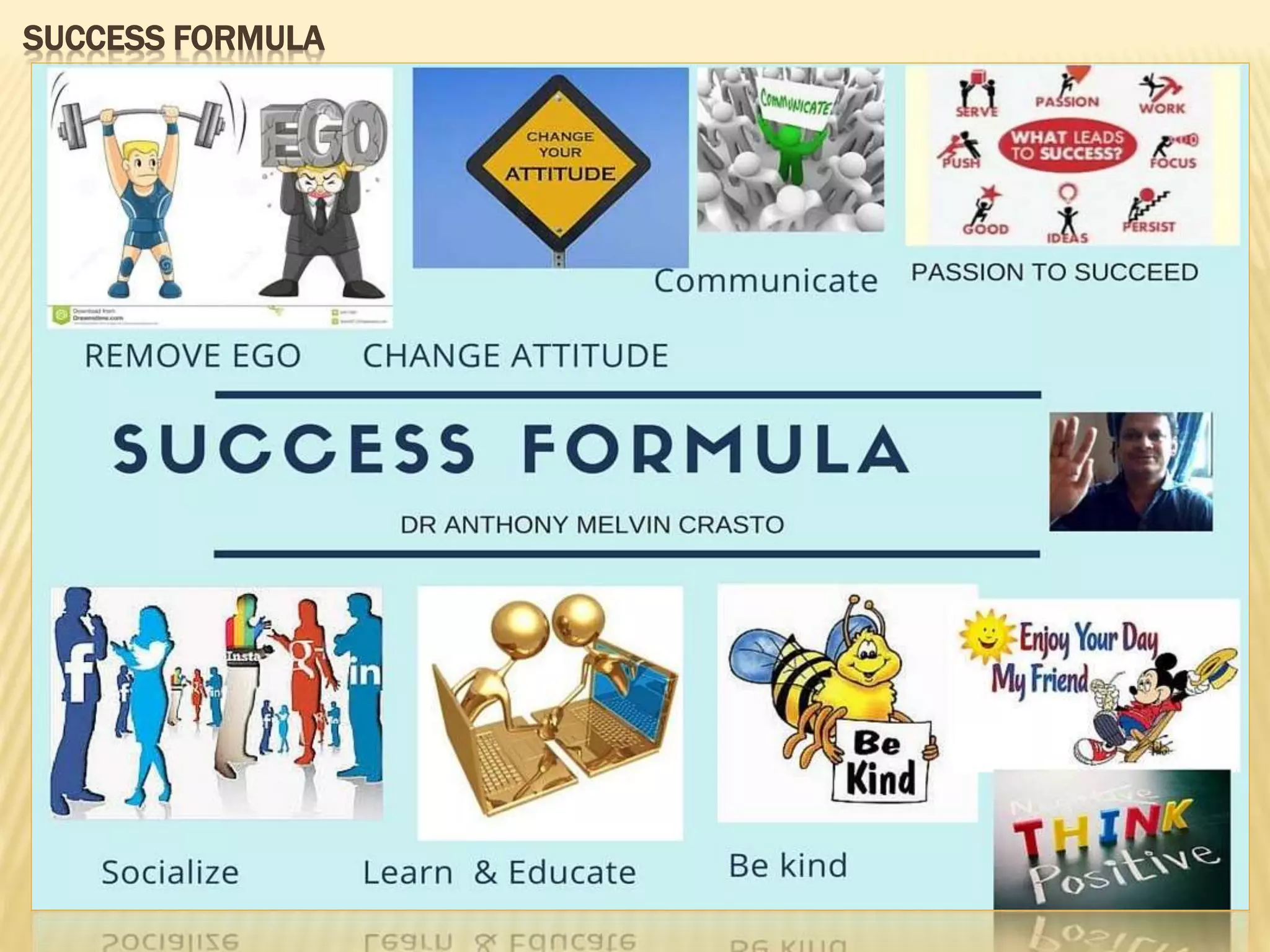 SUCCESS FORMULA
 
