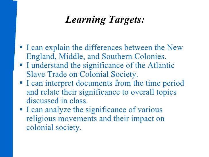 the differences between new england middle and southern colonies The new england, middle, and southern colonies of colonial america were similar because it was socially acceptable for males to go to college and learn about the bible but politically and economically these regions were extremely diverse. the differences between new england middle and southern colonies The new england, middle, and southern colonies of colonial america were similar because it was socially acceptable for males to go to college and learn about the bible but politically and economically these regions were extremely diverse.