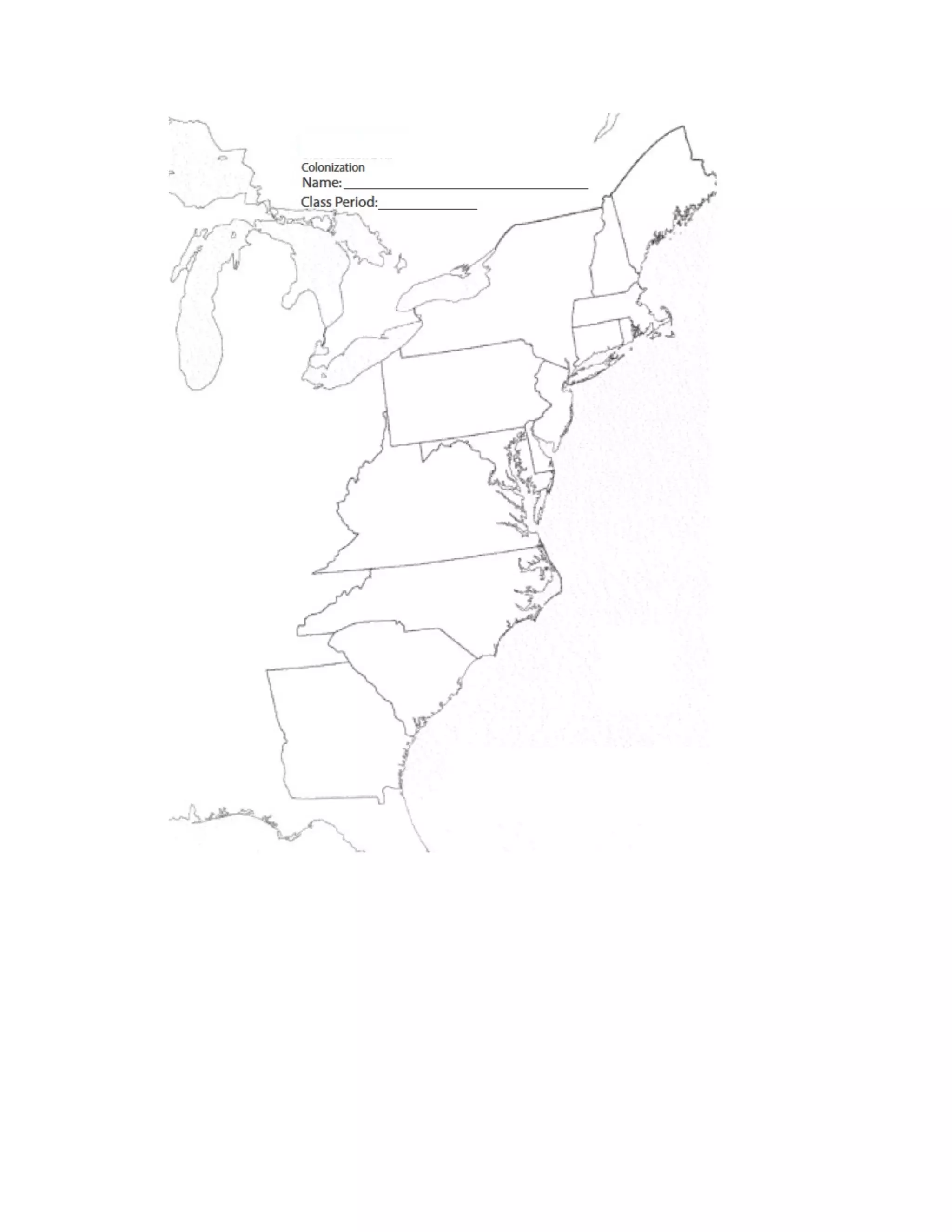 13 colonies Annotated map | PDF