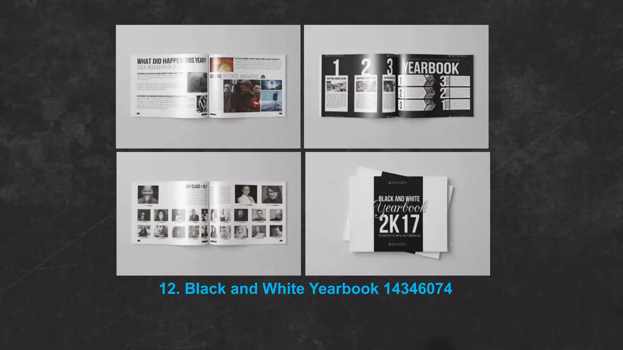 12. Black and White Yearbook 14346074