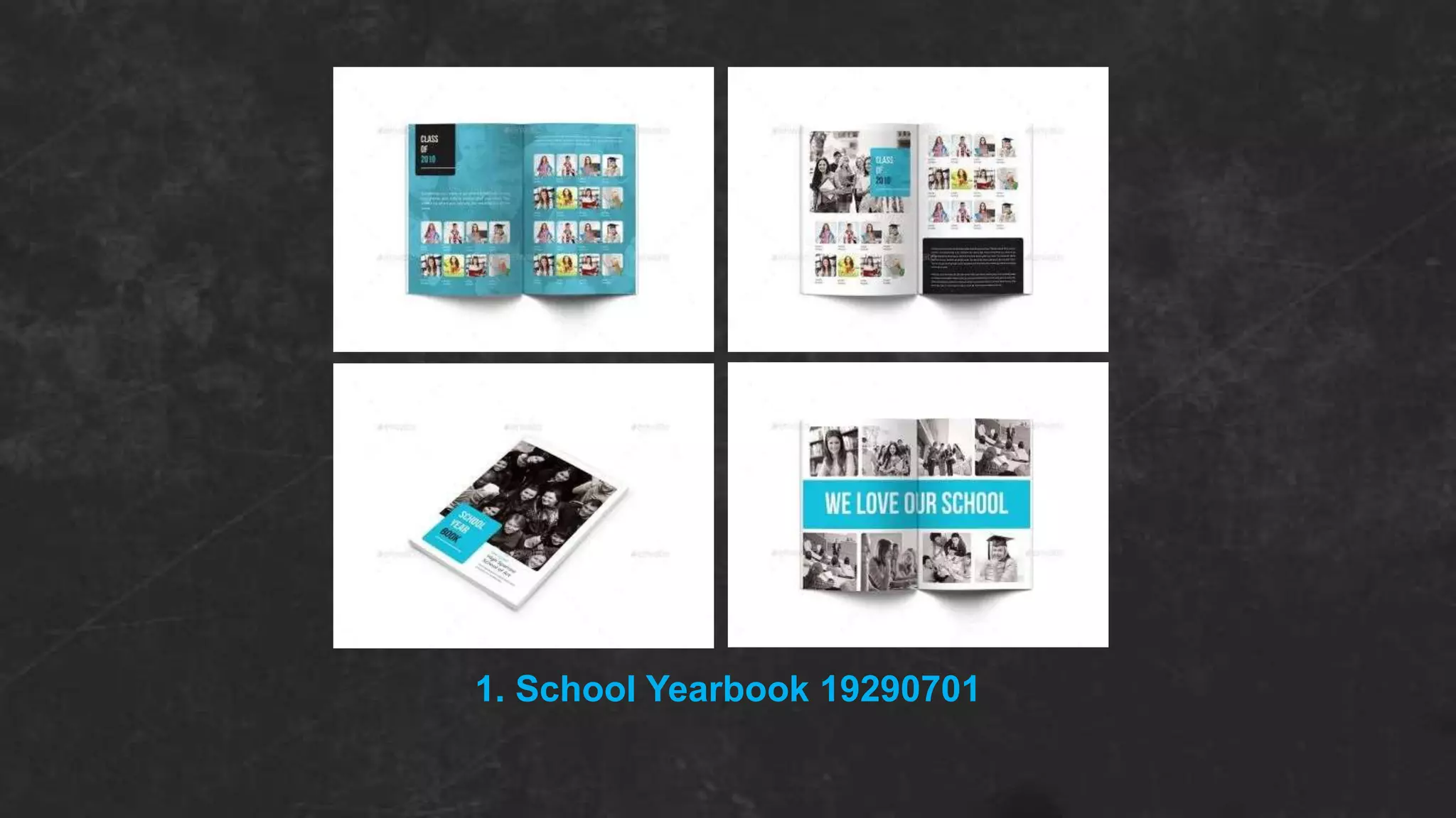 1. School Yearbook 19290701