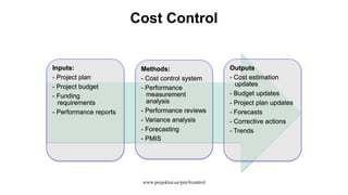 Project Controls Forecasting Methods Project Control | PPTX