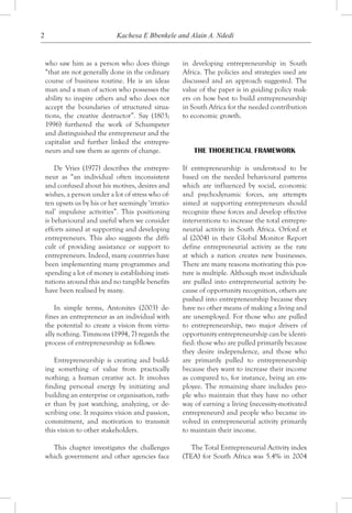 Entrepreneurship Education in SETA | PDF