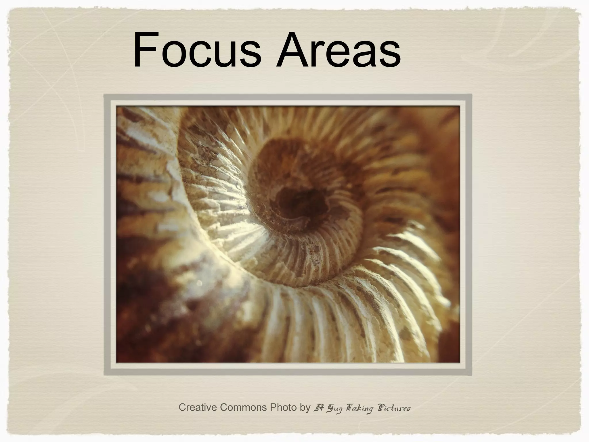 Focus Areas
Creative Commons Photo by A Guy Taking Pictures
 