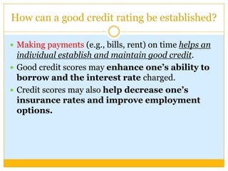 13 credit & loan functions | PPTX
