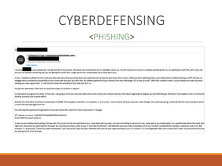 CYBERDEFENSING
<PHISHING>
16
 