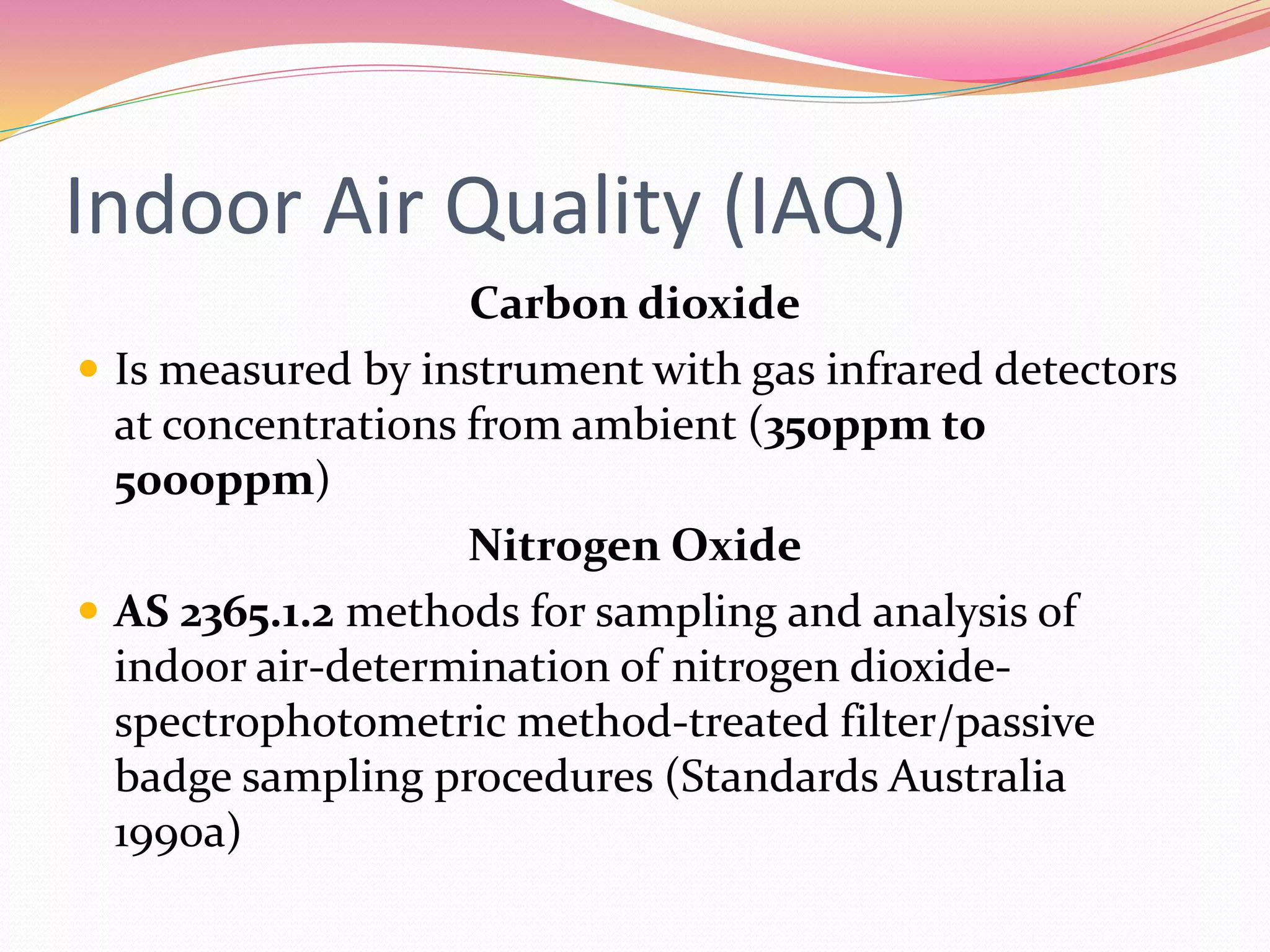 Indoor Air Quality (IAQ) | PPTX