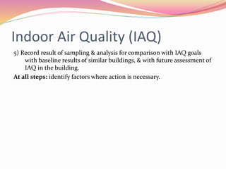 Indoor Air Quality (IAQ) | PPTX