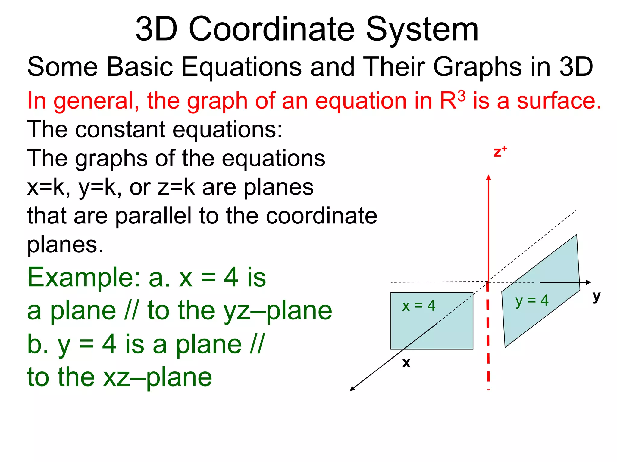 1 3 d coordinate system | PPTX