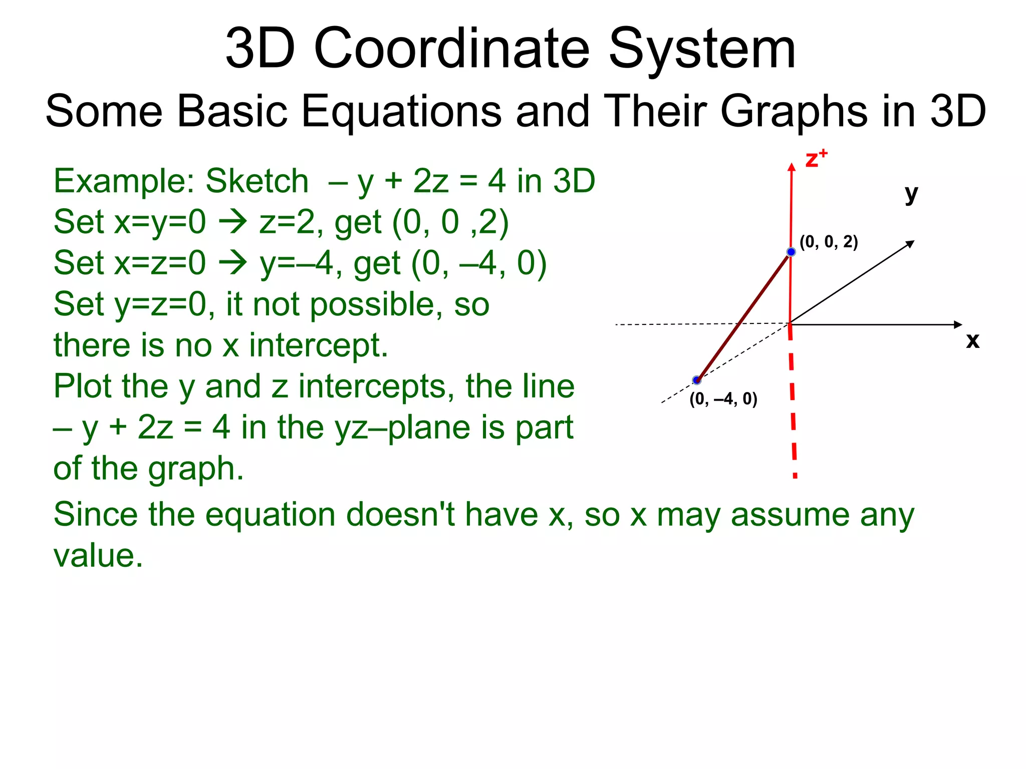 1 3 d coordinate system | PPTX