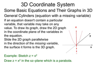 3d Graph Coordinates Example.pdf 1 3 d coordinate system | PPTX