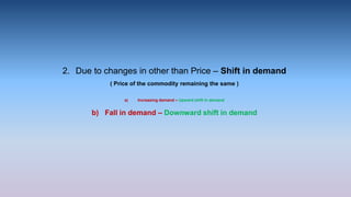 demand & changes in demand | PPTX