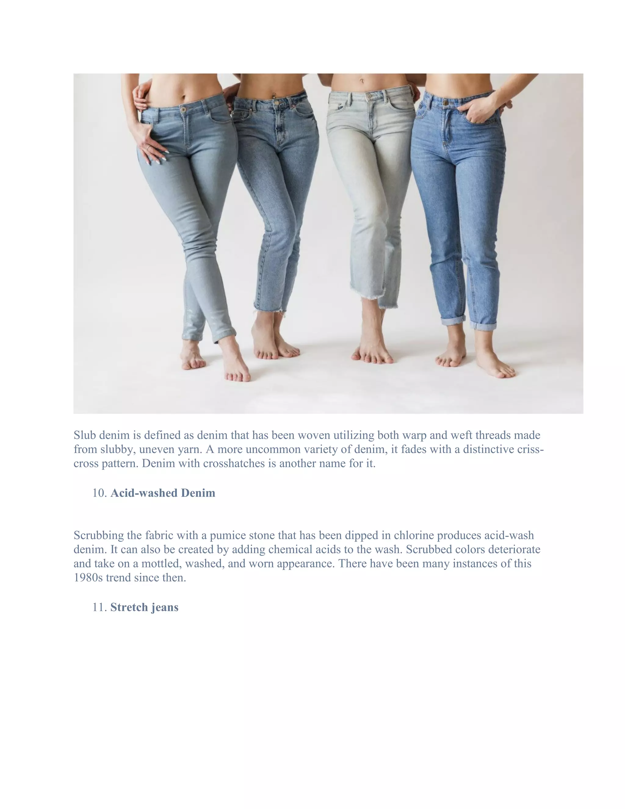 13 Different Types of Jeans Materials and Fabrics.pdf