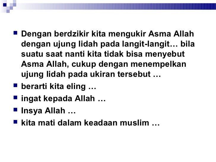 13 Dzikir Menghimpun Energi Pelepasan