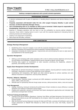 Vinay Resume 2 | DOC
