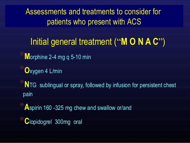 Acute Coronary Syndrome