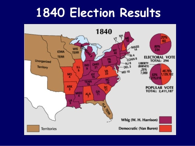 13 election of 1840 election of 1840